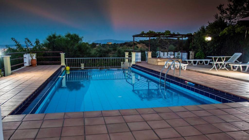 Villas Eva With Panoramic Sea View Stalos Exterior foto