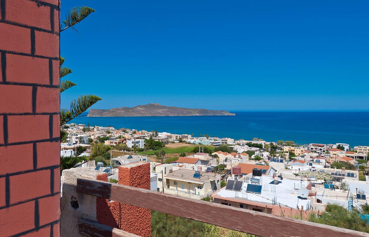 Villas Eva With Panoramic Sea View Stalos Exterior foto