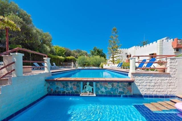 Villas Eva With Panoramic Sea View Stalos Exterior foto